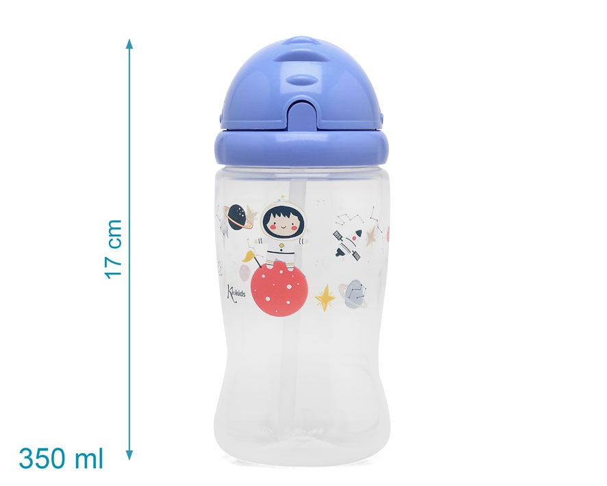 Botella con pajita 350ml de Kiokids
