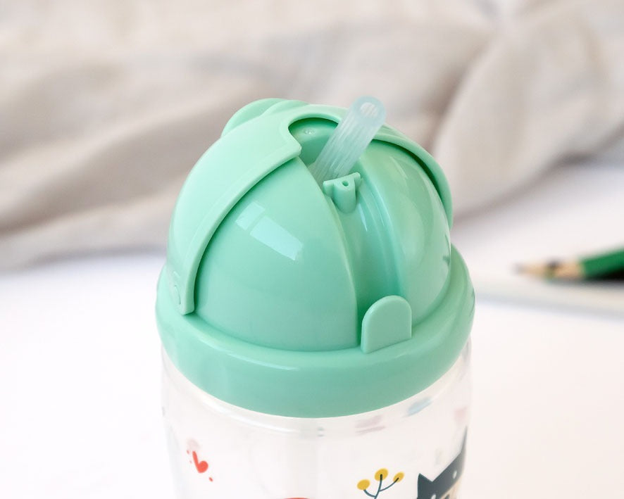 Botella con pajita 350ml de Kiokids