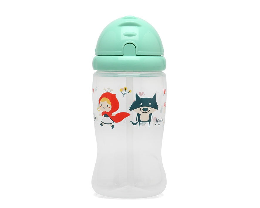 Botella con pajita 350ml de Kiokids