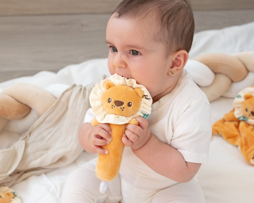 Sonajero Peluche León Kiokids