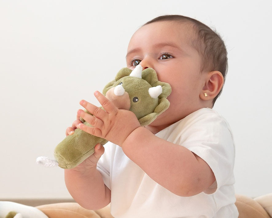 Sonajero Peluche Dinosaurio Kiokids