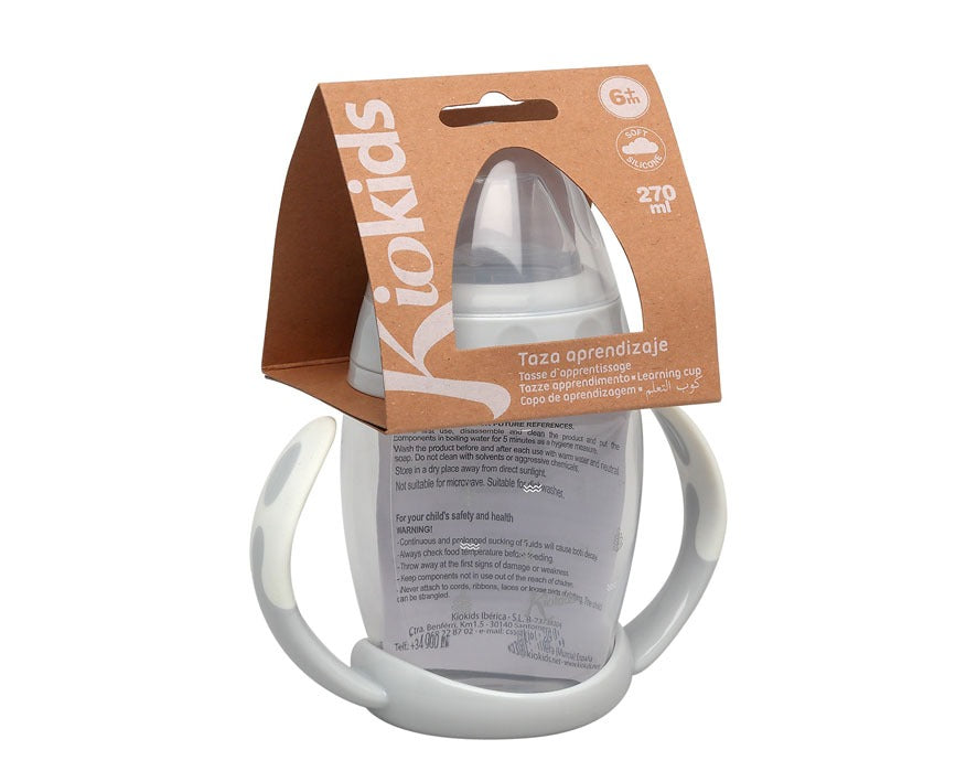 Taza de aprendizaje hojas 270 ml de Kiokids