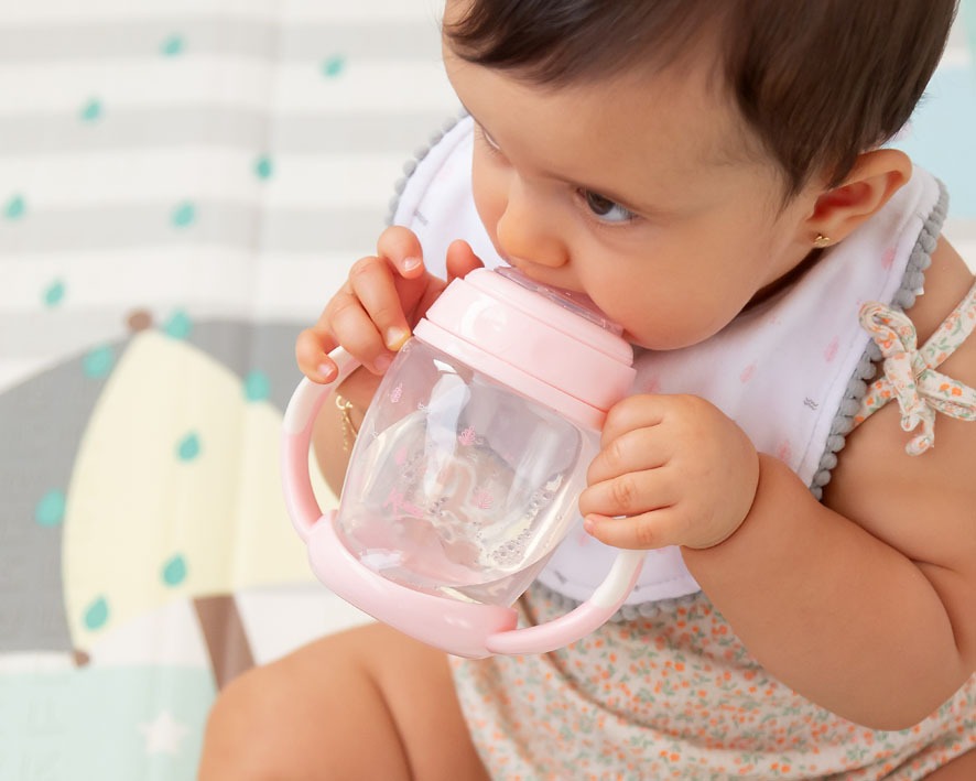 Taza de aprendizaje hojas 270 ml de Kiokids