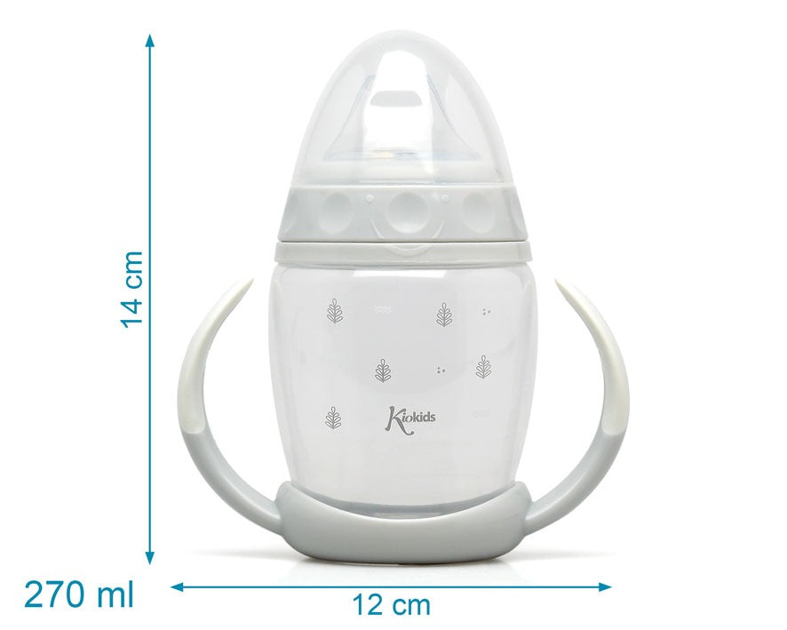 Taza de aprendizaje hojas 270 ml de Kiokids