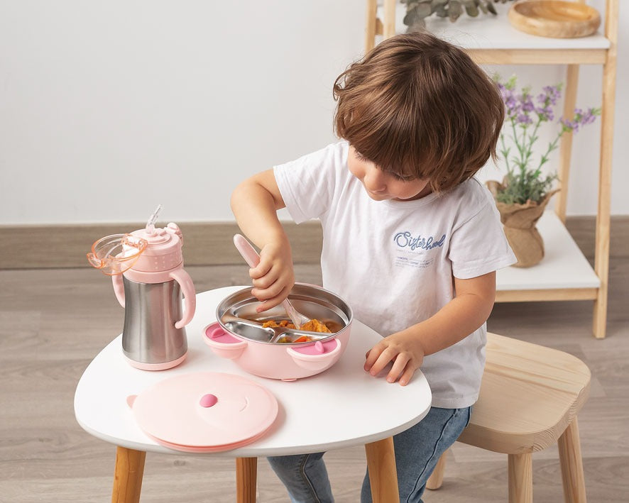 CUENCO TÉRMICO EN FORMA DE OSITO 450ML ACERO INOXIDABLE KIOKIDS