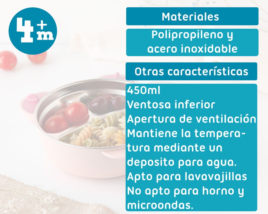 CUENCO TÉRMICO EN FORMA DE OSITO 450ML ACERO INOXIDABLE KIOKIDS