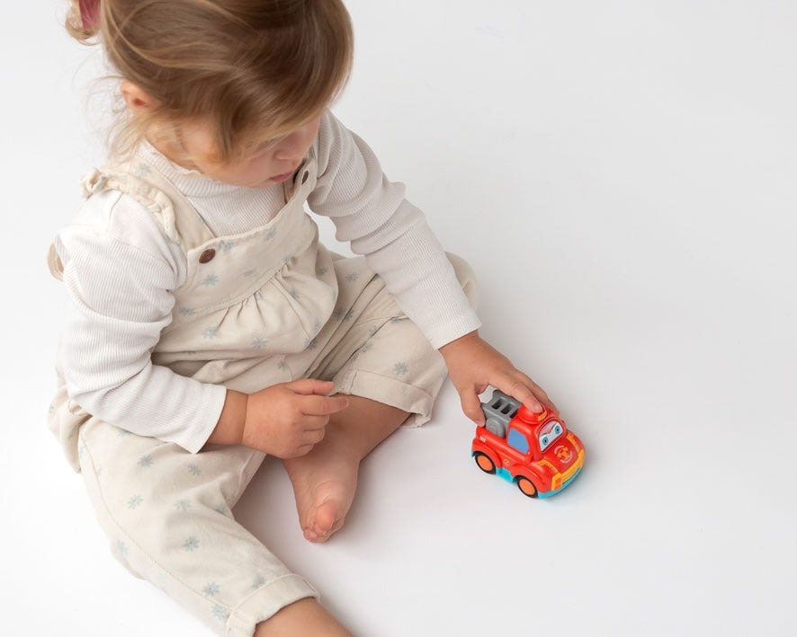 Juguete camiones de construcción y bomberos surtidos Kiokids