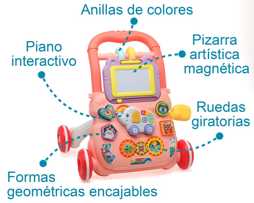 Correpasillos con actividades Kiokids