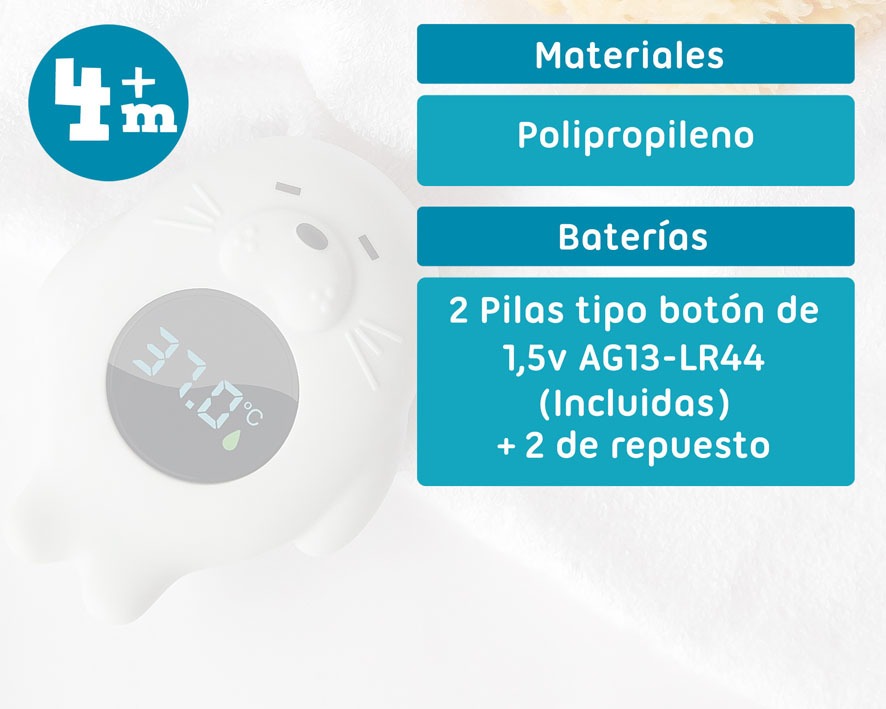 Termómetro Eléctrico Digital Baño Kiokids