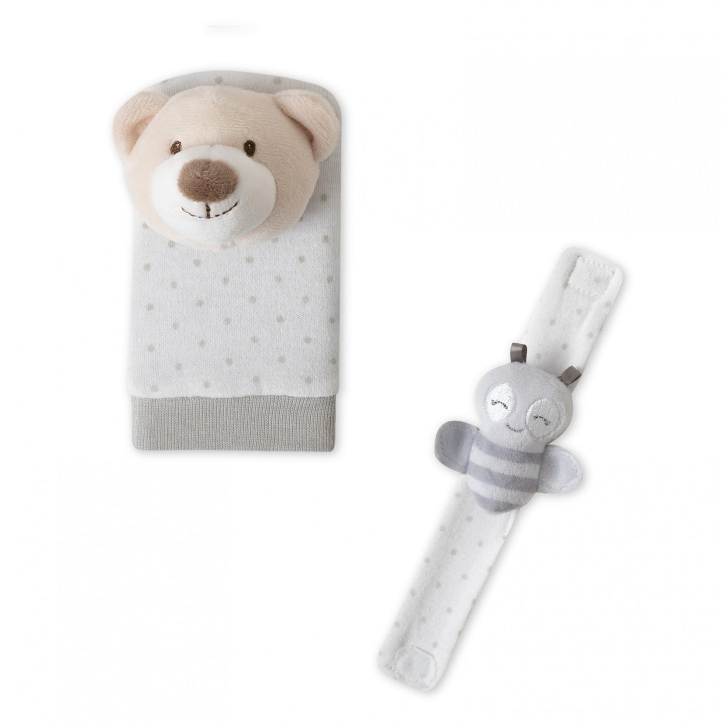 Set sonajeros para manos y pies divertidos animalitos de Interbaby