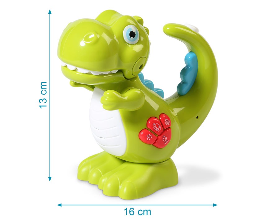 Juguete Dinosaurio Interactivo Grabadora De Kiokids