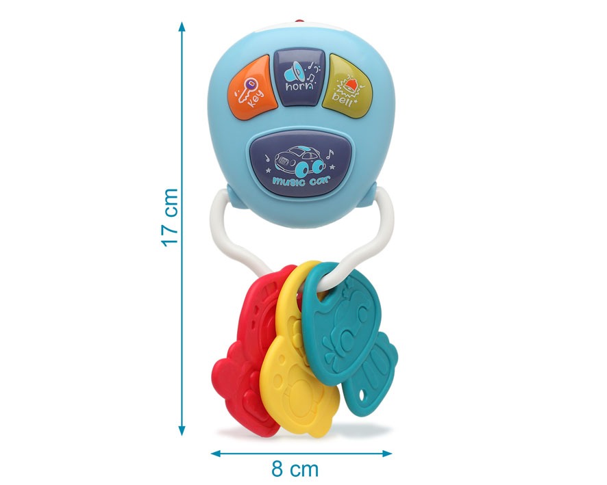 Chaveiro musical de carro Kiokids para bebês