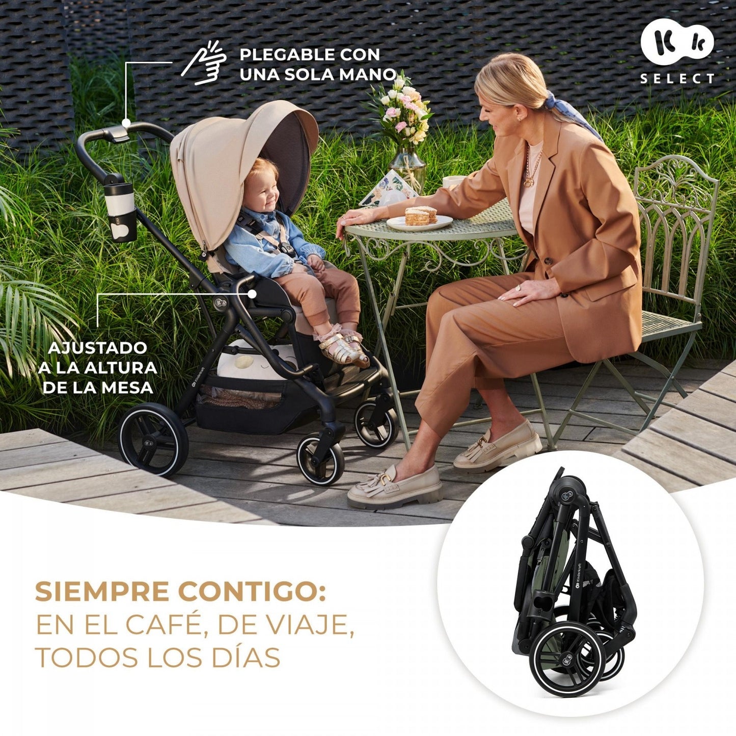 Cochecito 2 en 1 YOXI de Kinderkraft (Chollomania)