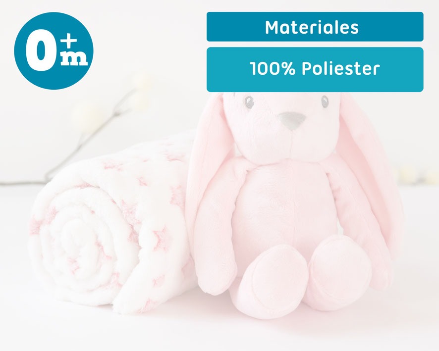 Set Peluche Conejito con Manta Polar de Kiokids