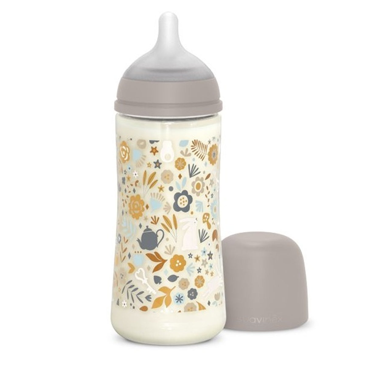 Mamadeira Suavinex Wonderland Liberty 360ml de poliamida, fluxo G