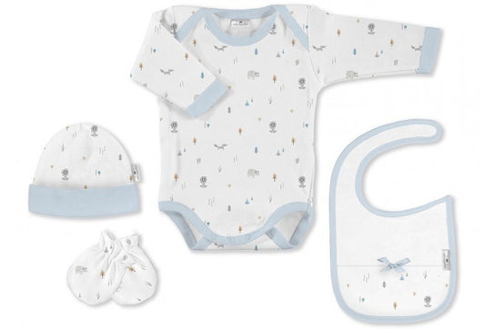 Conjunto de presente de 4 peças de corpo de animal de raposa de Don Algodon