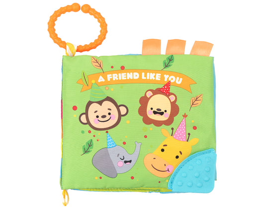 Libro Educativo Tela Sensorial A Friend Like you de Kikkaboo