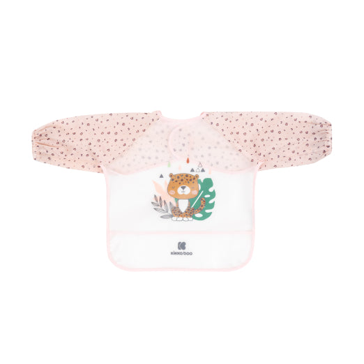 Babador Kikkaboo Savanna de EVA de manga comprida com coletor de migalhas