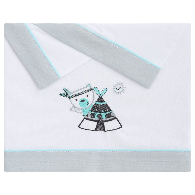 Juego Sábanas Algodón Minicuna Lets Play de Pekebaby