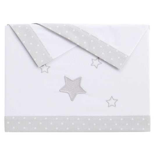 Juego Sábanas Minicuna Franela Stella de Pekebaby