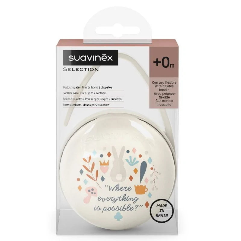 Portachupetes Duo Wonderland Liberty de Suavinex