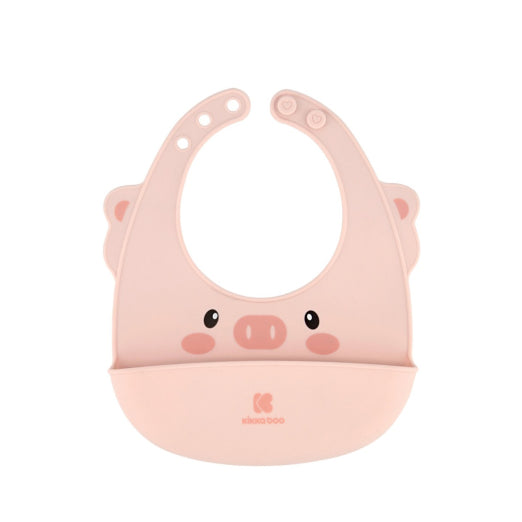 Babero de silicona Animalitos de Kikkaboo