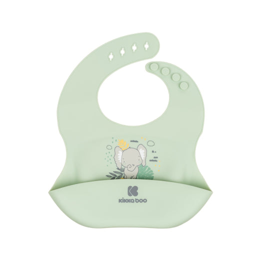 Babero de silicona Savanna Friends de Kikkaboo