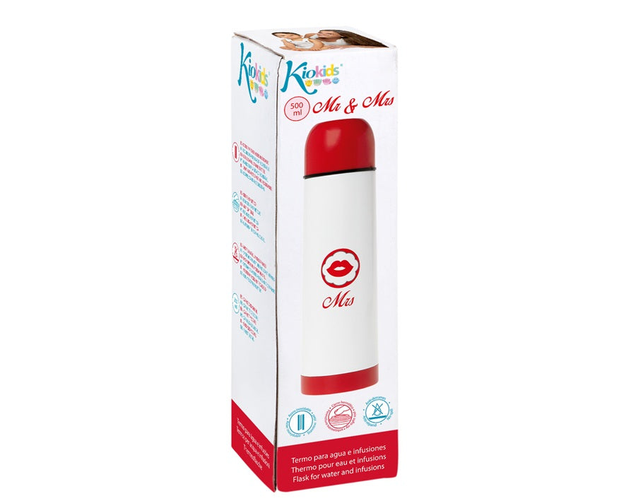 Termo para Liquidos Mr y Mrs 500Ml de Kiokids (chollomania)