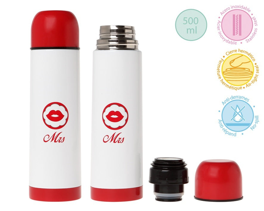 Termo para Liquidos Mr y Mrs 500Ml de Kiokids (chollomania)