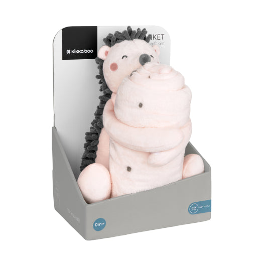 Set de regalo peluche y manta de bebé Hedge-hugs de Kikkaboo
