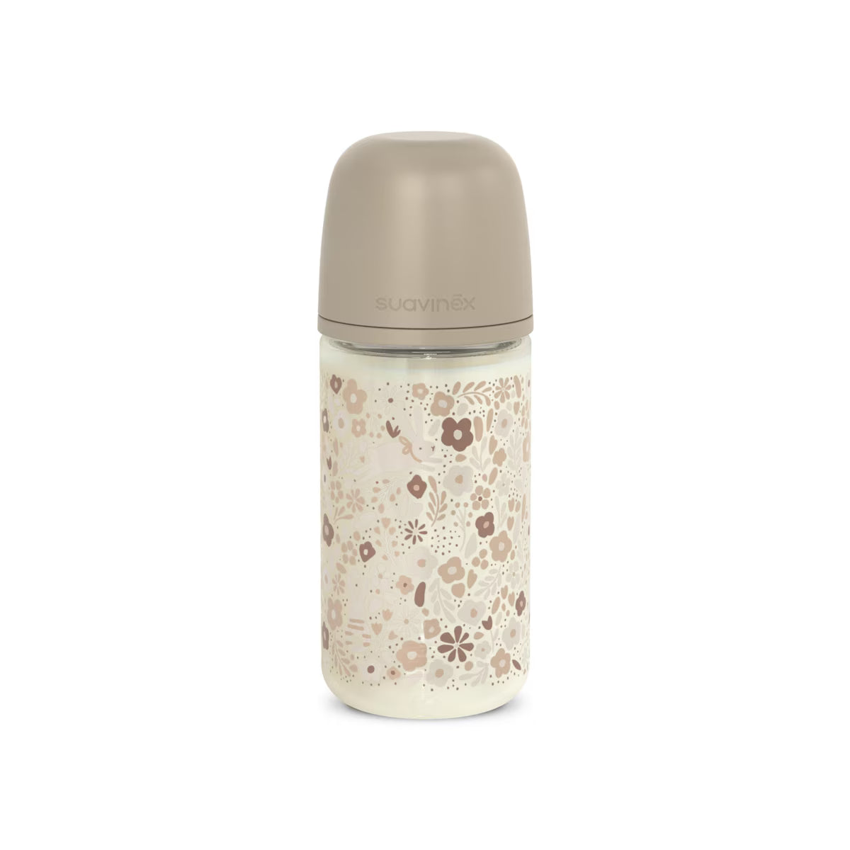 Biberón vidrio con tetina Fisiológica SX Pro Suavinex Wonderland 2.0 Flujo Lento 240ml
