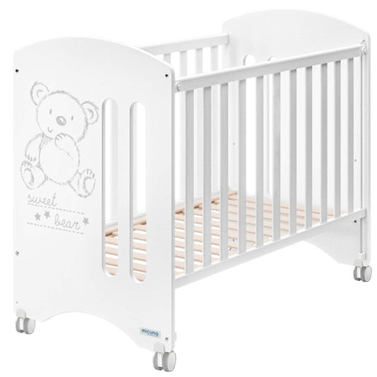 Berço Básico Sweet Bear Branco da Micuna