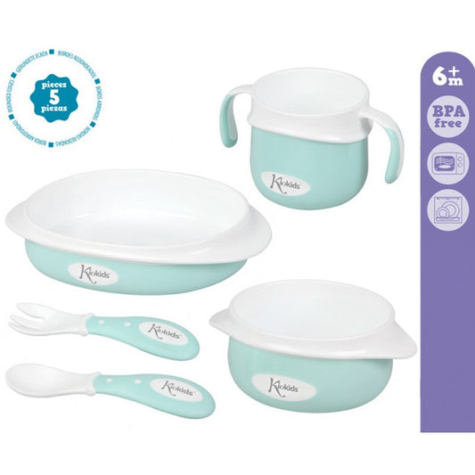 Conjunto de talheres Kiokids com 5 unidades