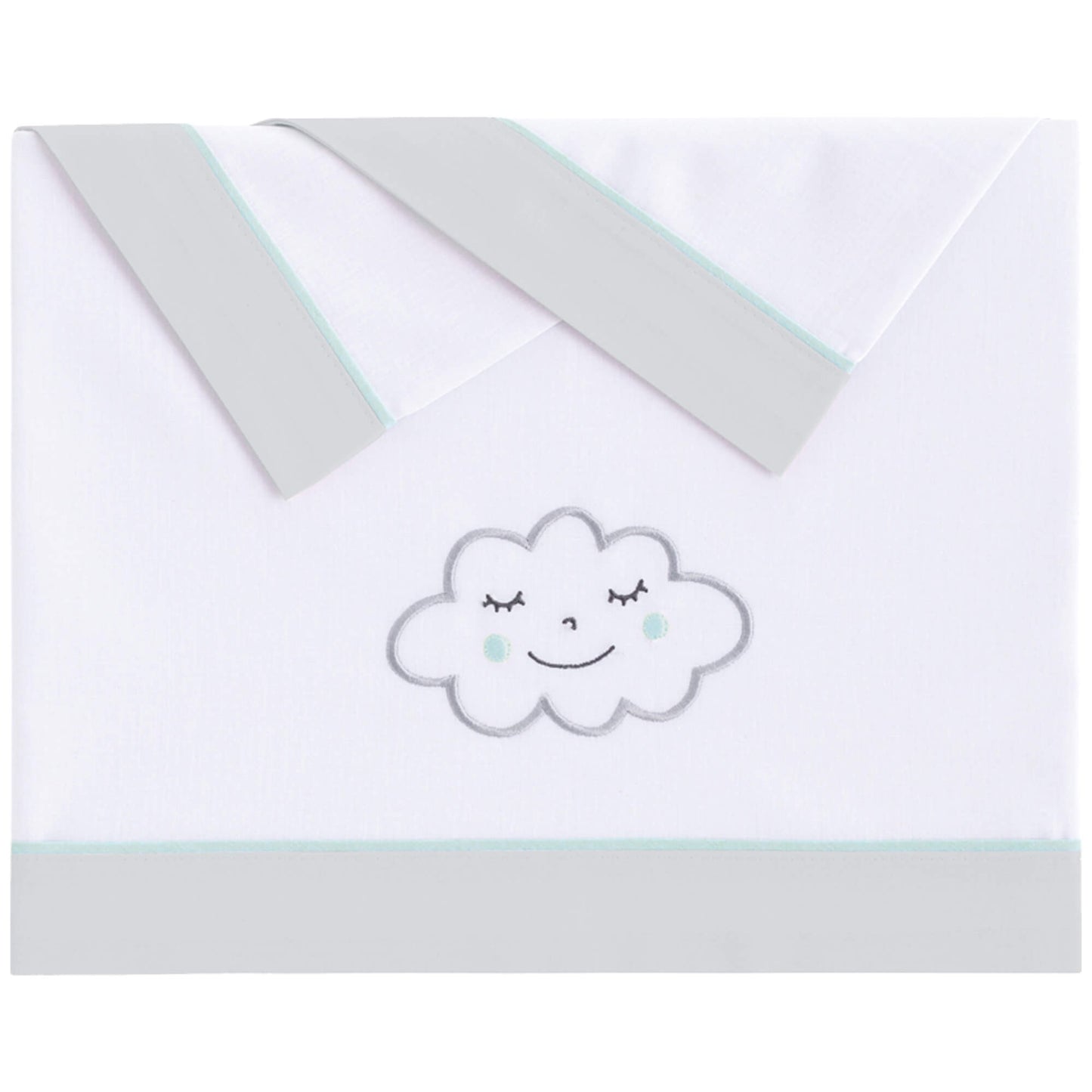 Juego de sabanas cuna algodón Nuvola de Pekebaby