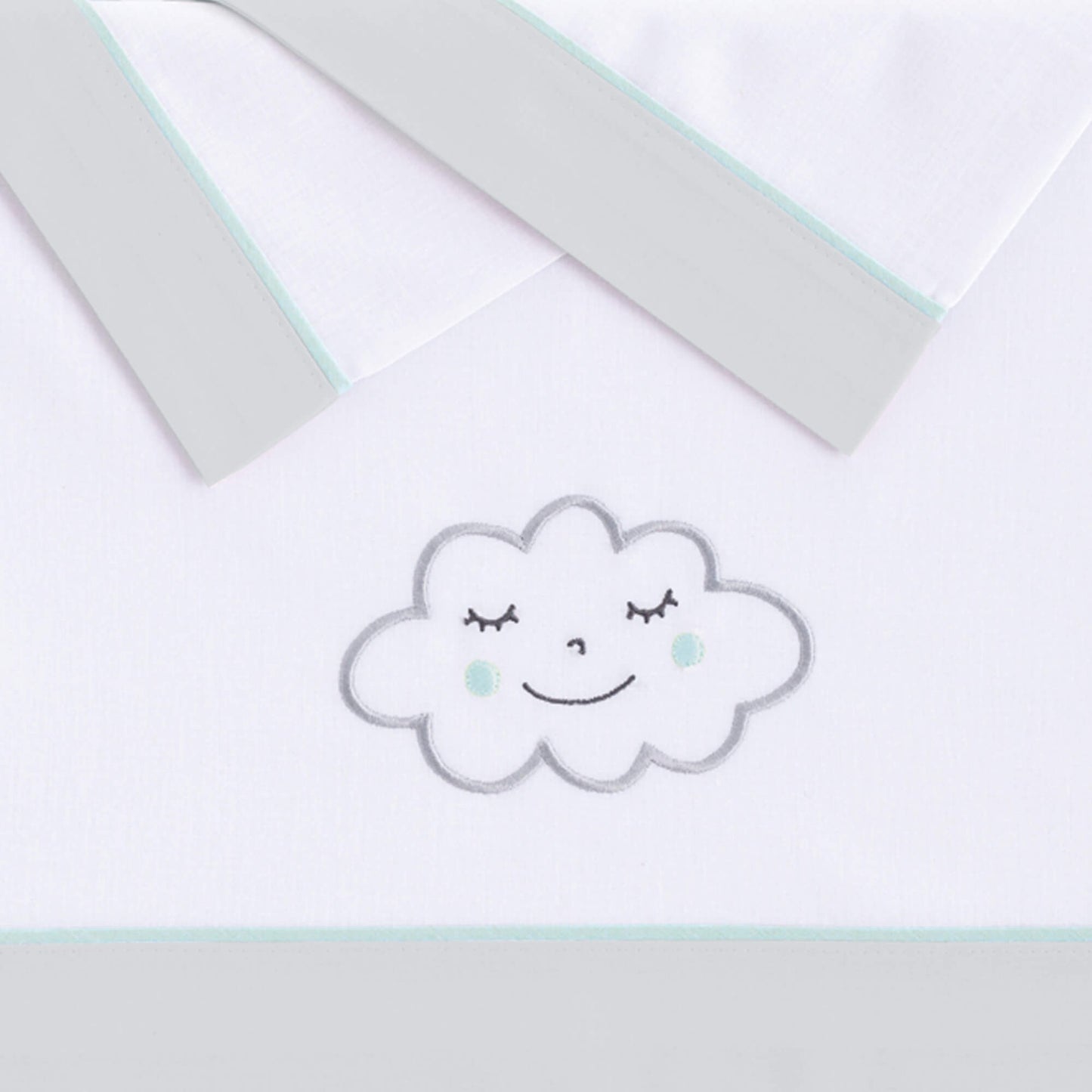 Juego de sabanas cuna algodón Nuvola de Pekebaby