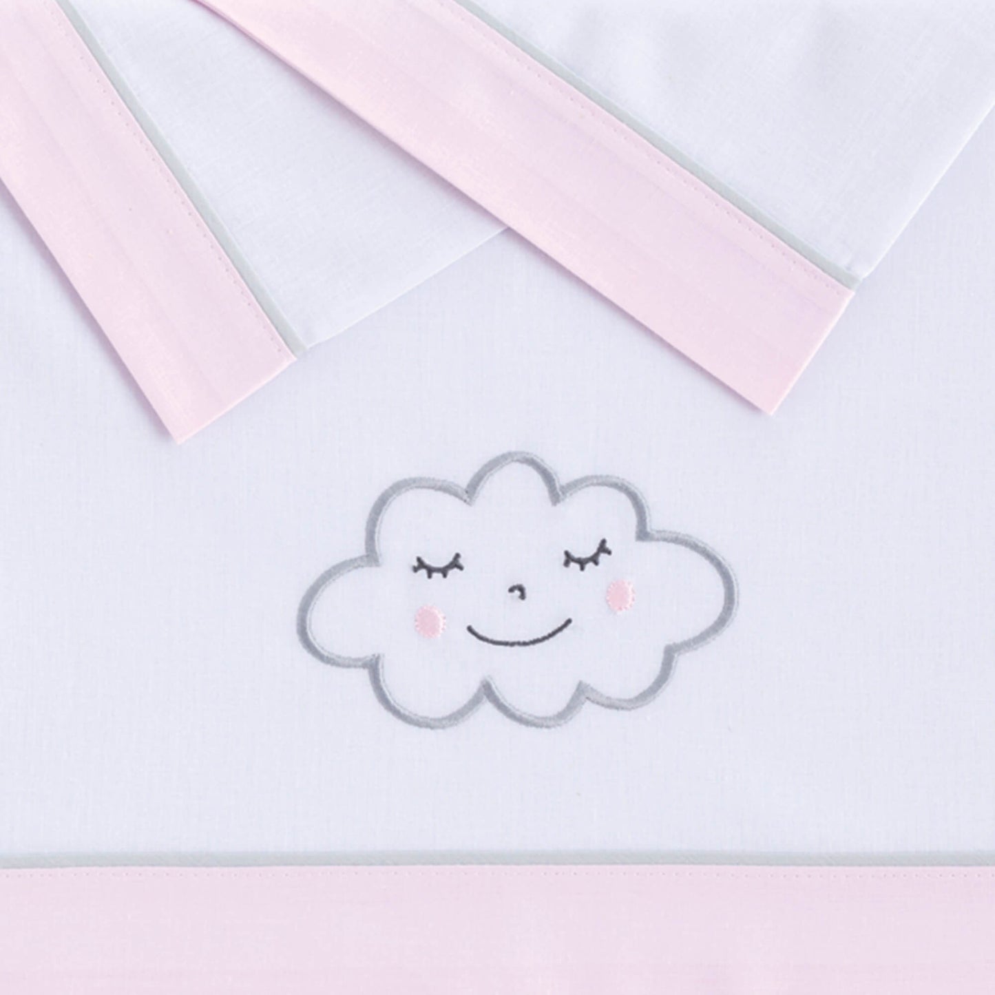 Juego de sabanas cuna algodón Nuvola de Pekebaby