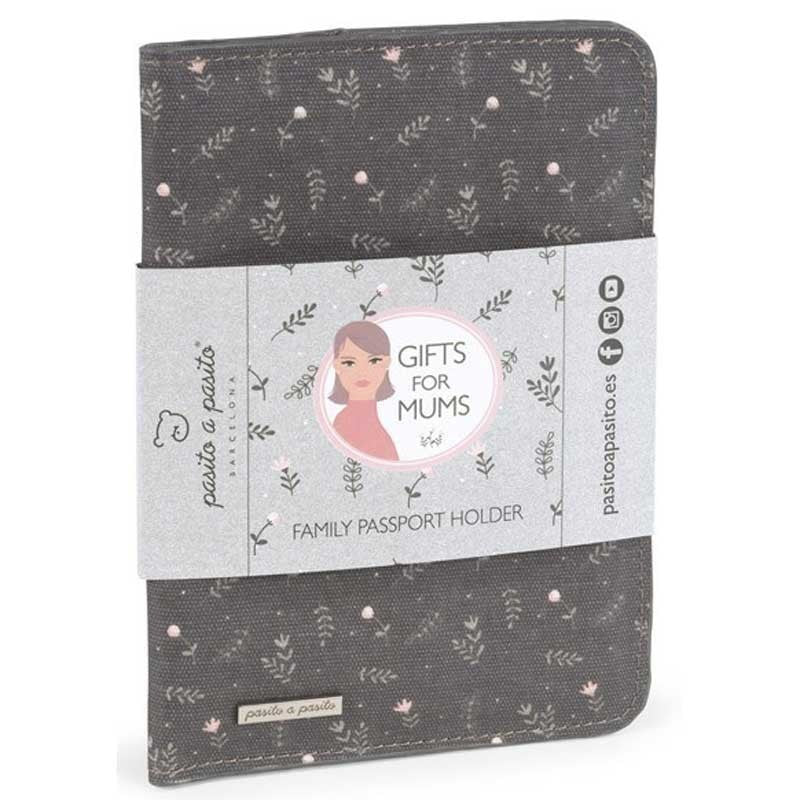 Livro de família preto + flores de capa de passaporte passo a passo