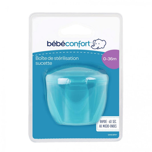 Esterilizador de chupetes para microondas azul