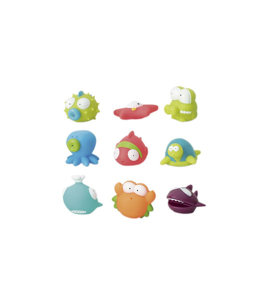 Juguetes de baño set 9 animales marinos de Olmitos