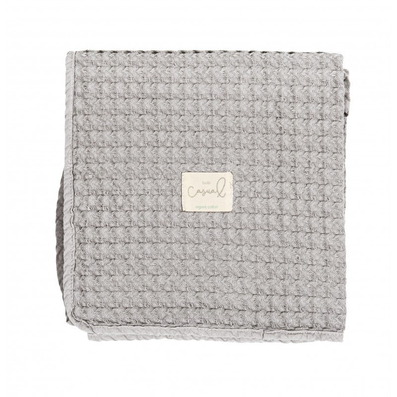 Manta de Crochê de Algodão Orgânico 95x75 da Bimbidreams