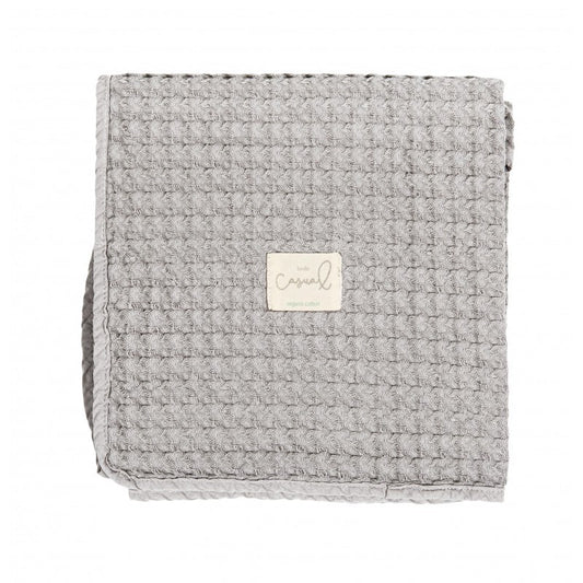 Manta de Crochê de Algodão Orgânico 95x75 da Bimbidreams