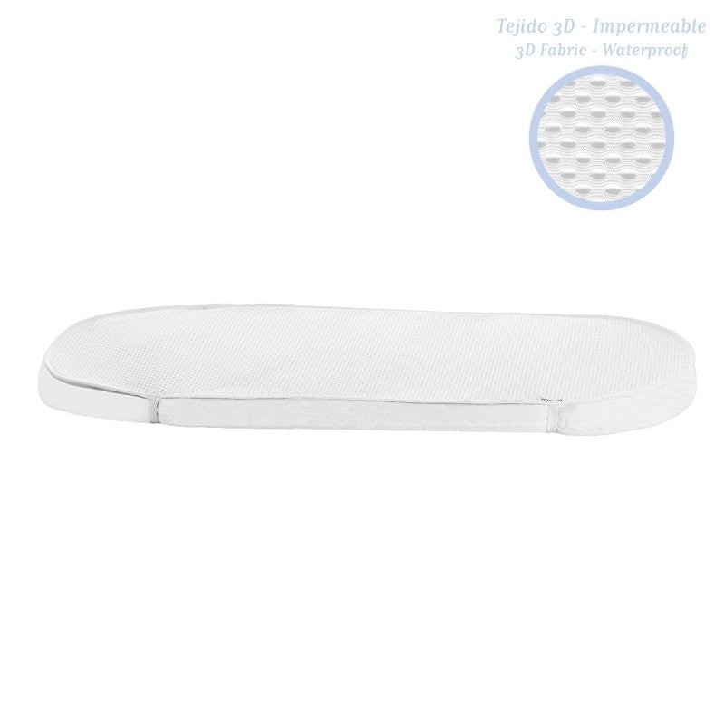 Protector colchón capazo 3D 33x80 cm Blanco de Cambrass