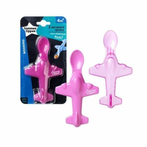 Cuchara avion rosa de Tomme Tippee