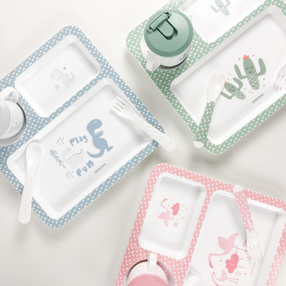 Juego de Vajilla 4Pcs Cactus de Kikkaboo