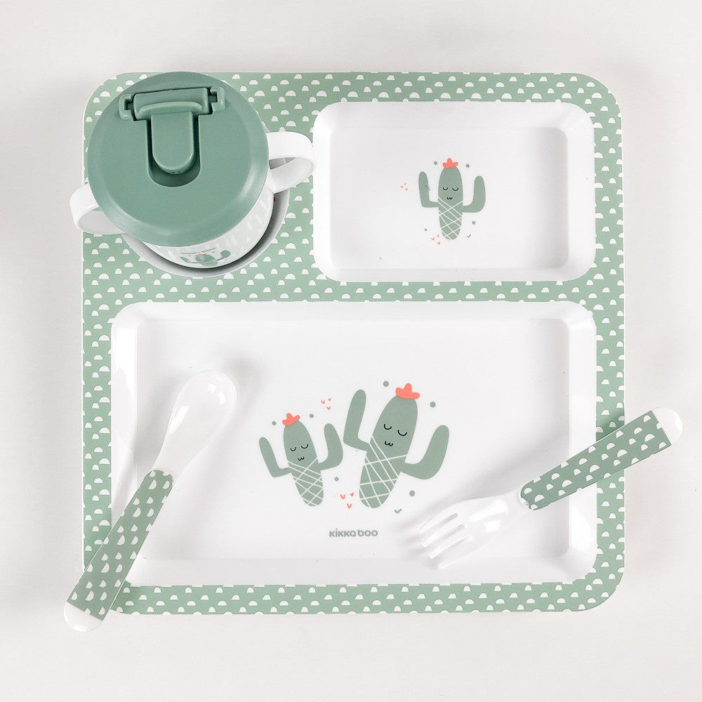 Juego de Vajilla 4Pcs Cactus de Kikkaboo