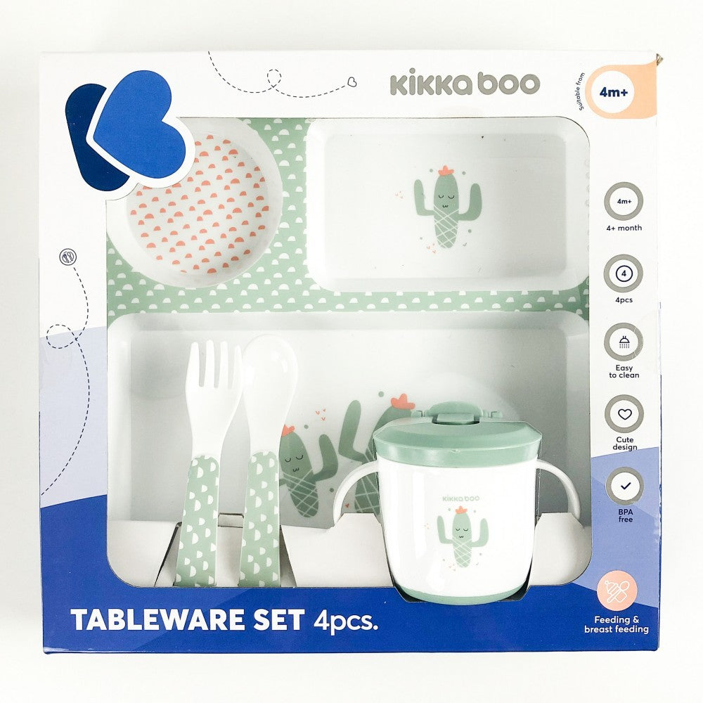 Juego de Vajilla 4Pcs Cactus de Kikkaboo