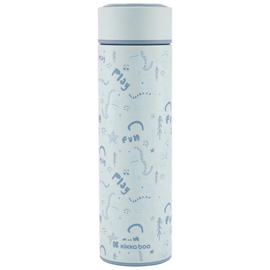 Garrafa térmica de dinossauro azul para líquidos por Kikka Boo
