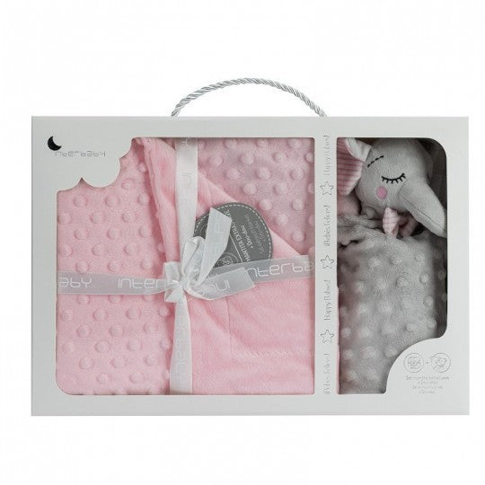 Cobertor Bolha + Elefante Dou Dou da Interbaby