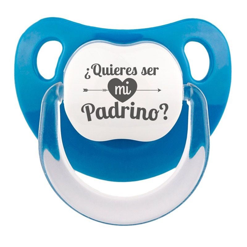 Chupete "¿Quieres Ser Mi Padrino?" Estrellitas 0-6 m de Mi Pipo