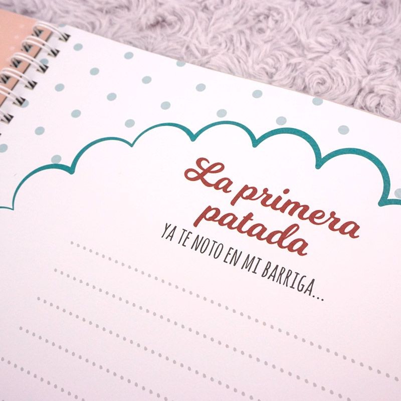 Diario del embarazo + Chupete "Recién salido del horno" de Mi Pipo